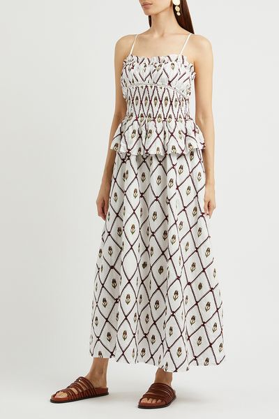 Amara Embroidered Cotton Midi Dress from Lug Von Siga