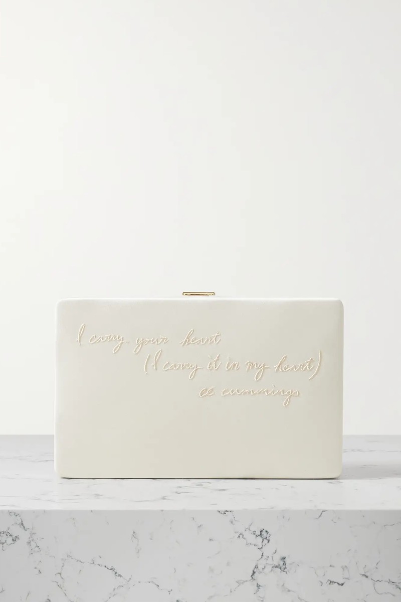 'I Carry Your Heart' Clutch, £450 | Anya Hindmarch