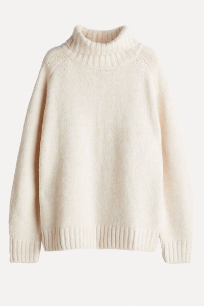 Oversized Polo-Neck Jumper from H&M