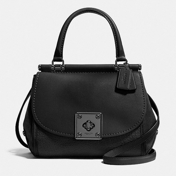 Drifter Top Handle Satchel In Mixed Leather