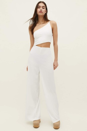 Asymmetric Cut-Out Jumpsuit from Stradivarius