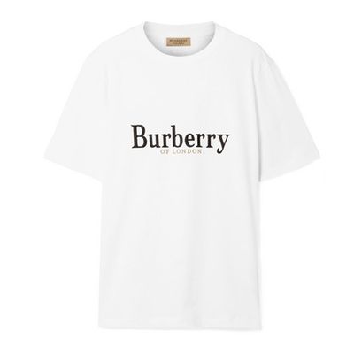 Embroidered Cotton-Jersey T-Shirt from Burberry