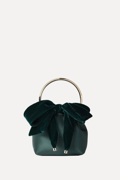 Bon Bon Satin Bucket Bag from Jimmy Choo 