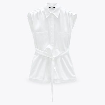 Playsuit With Pockets from Zara