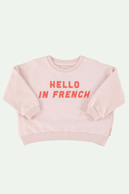 Sweatshirt Hello In French from Piupiuchick