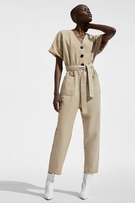 Jumpsuit With Buttons  from Zara