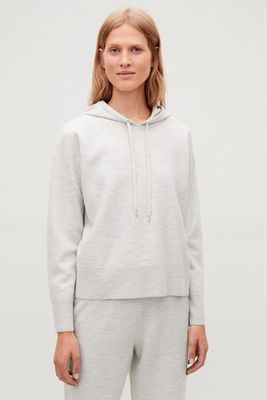 Boiled Wool Hooded Jumper from COS