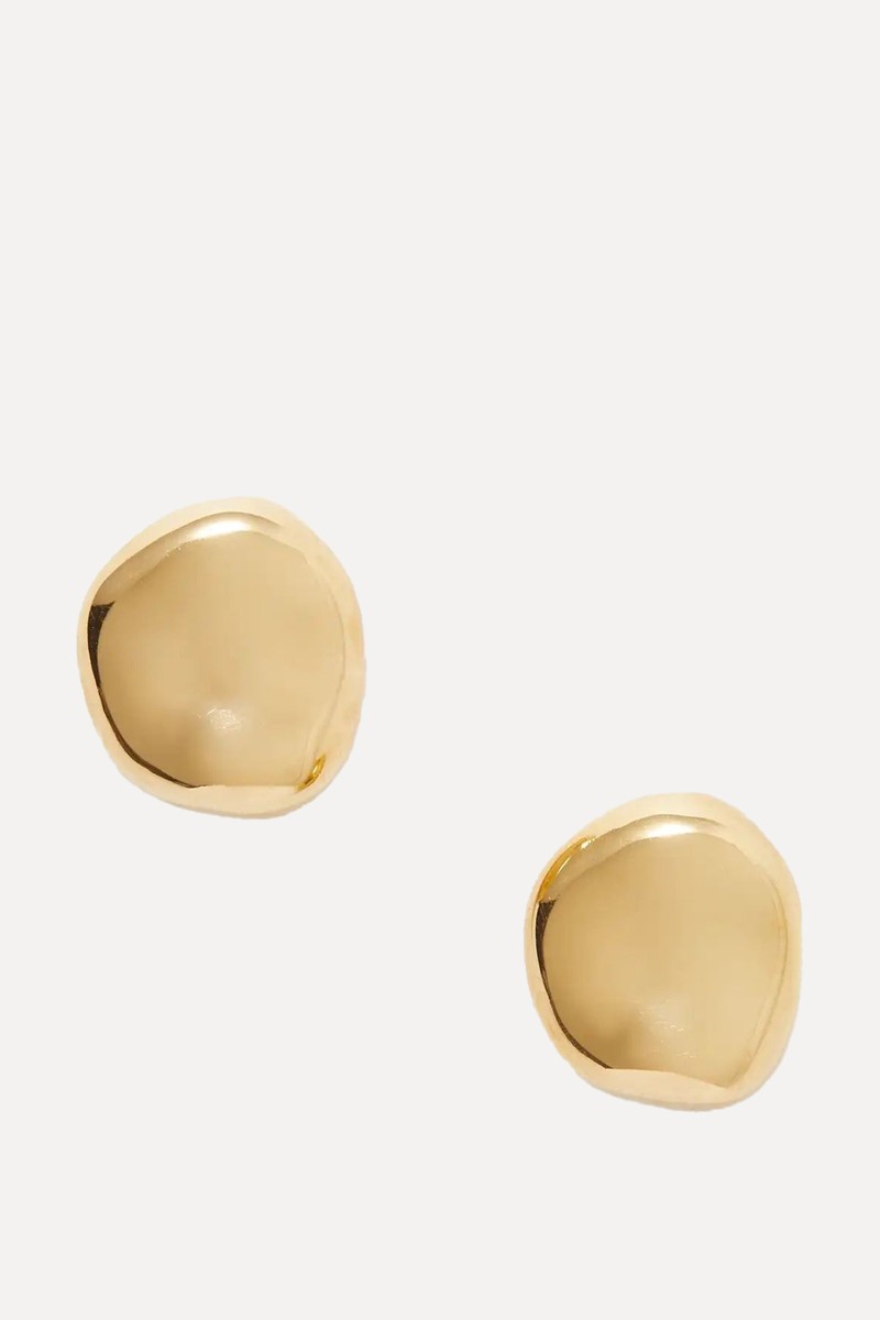 Gia Small Recycled Gold Vermeil Earrings from AGMES