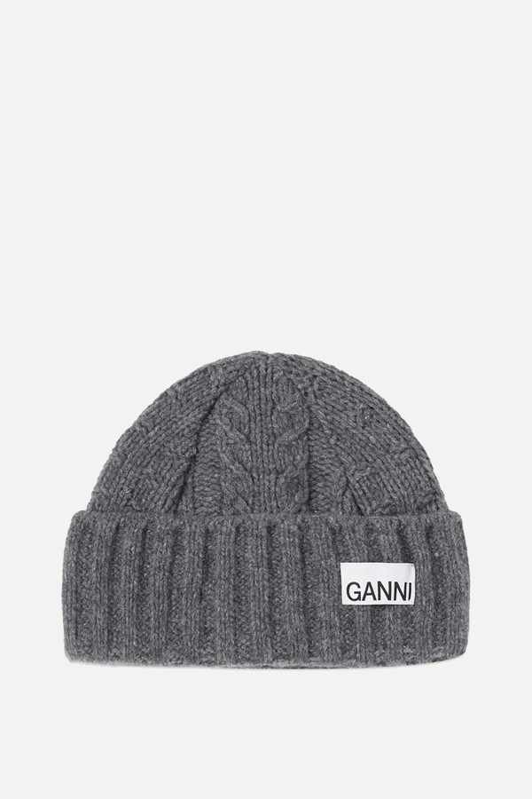 Cable Beanie from GANNI