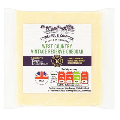 English Vintage Reserve Cheddar Cheese from Sainsbury's