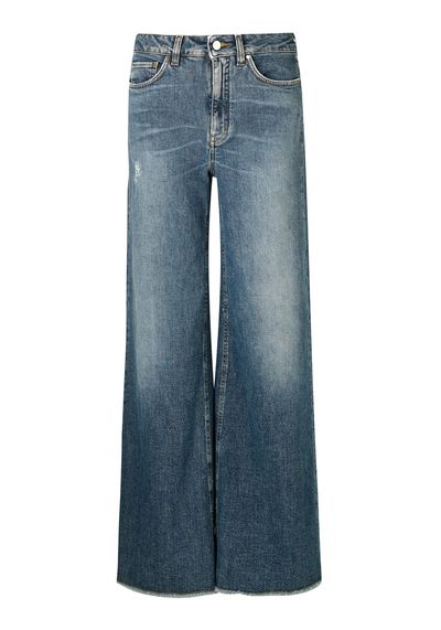 Distressed Wide-Leg Jean from Me + Em