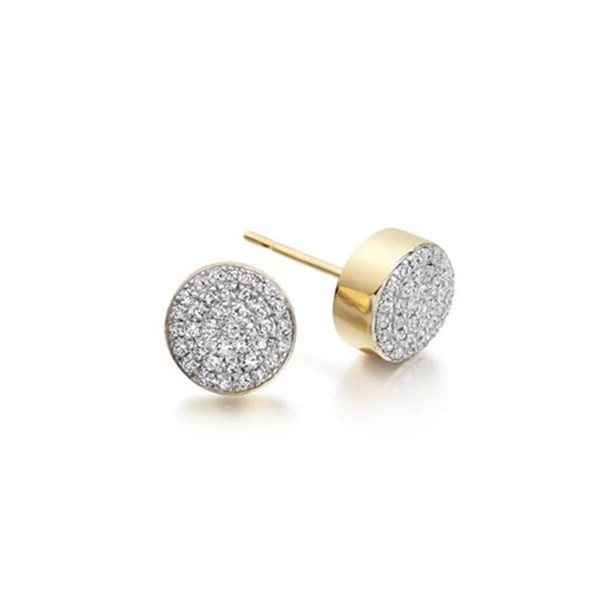 Fiji Button Stud Earrings