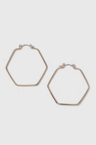 Look Hexagon Earrings