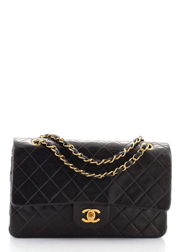 Vintage Classic Double Flap Bag Quilted Lambskin Bag from Vintage Classic Double Flap Bag