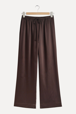Satin Drawstring Trousers from & Other Stories