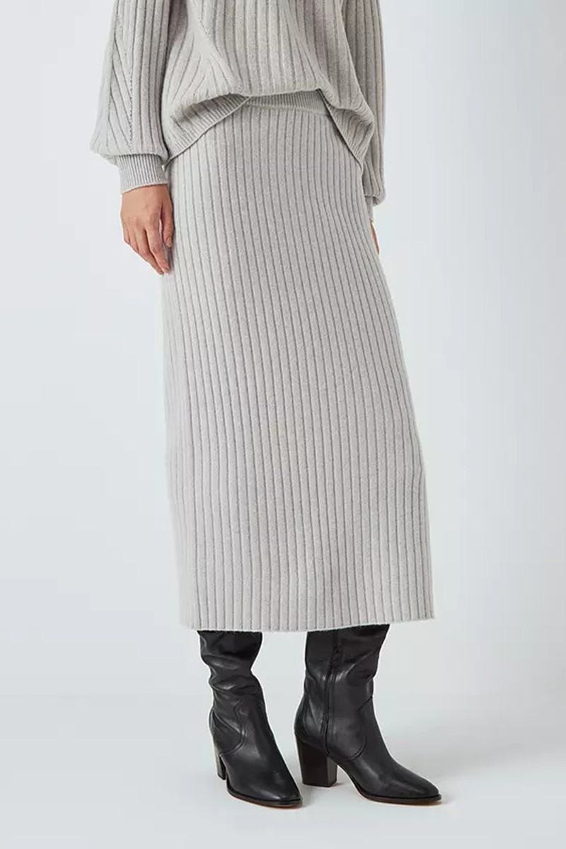 Wool Blend Knitted Skirt from John Lewis