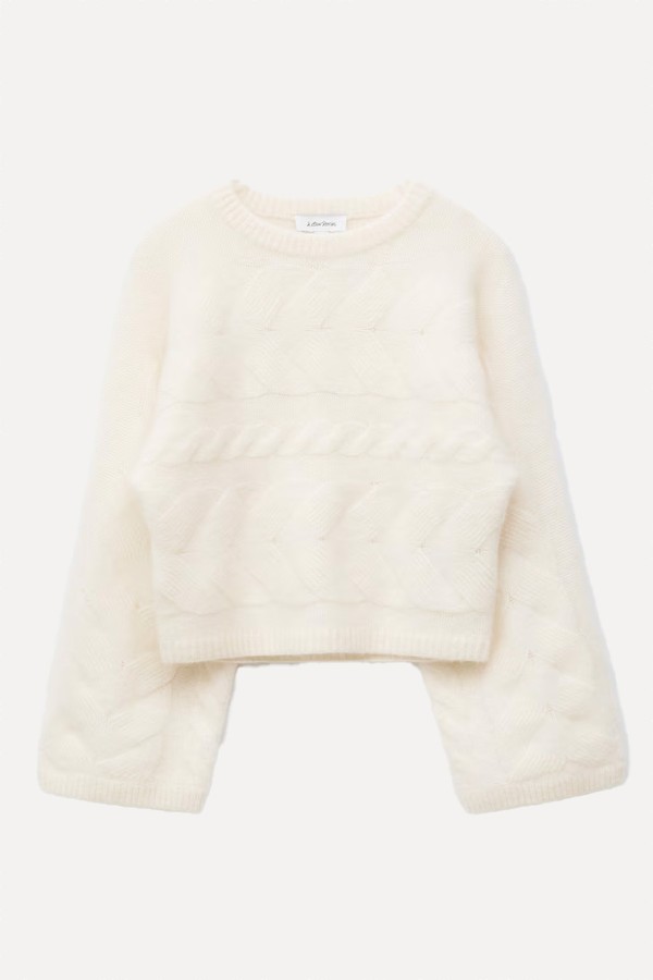 Mohair-Blend Cable-Knit Jumper from & Other Stories
