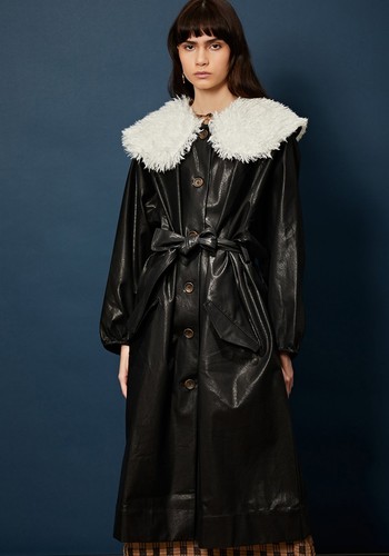 Chorus Faux Leather Coat