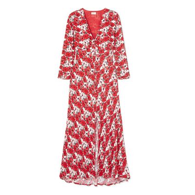 Katie Floral-Print Crepe De Chine Midi Dress from Rixo