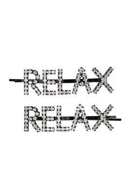 Relax Crystal Hair Clips from Ashley Williams