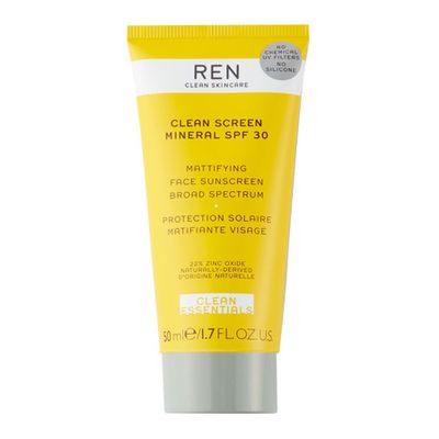 Clean Screen Mineral SPF 30 Mattifying Face Sunscreen Broad  from REN Skincare