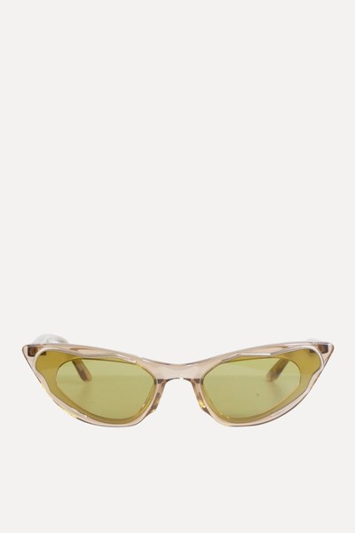 Skinny Cat Eye Transparent Sunglasses from Moy Atelier