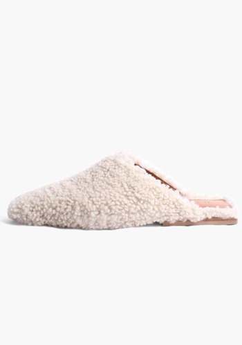 Leo Shearling Mules from Rejina Pyo