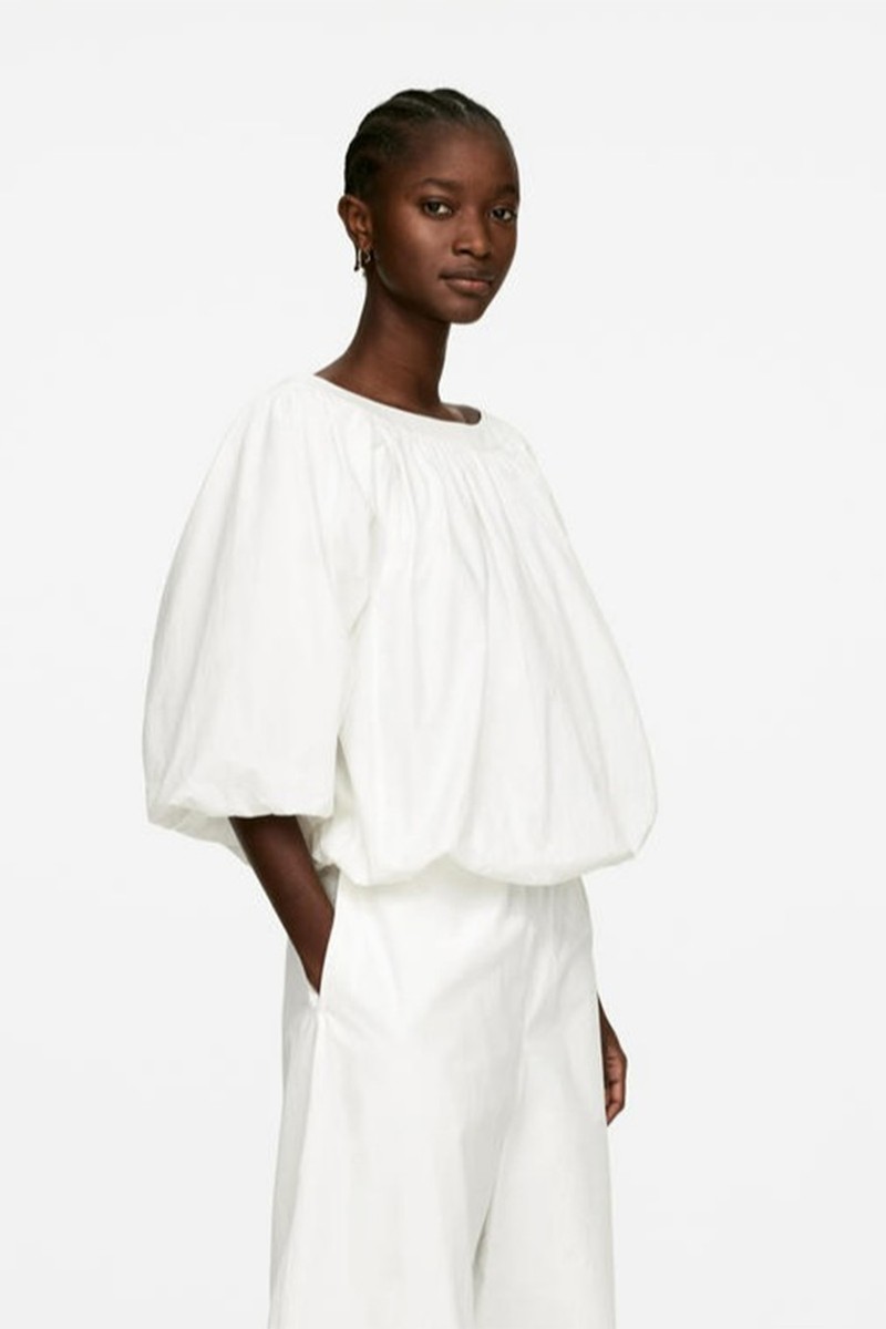 Balloon-Hem Top from ARKET