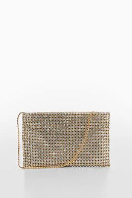 Chain Bag With Crystals