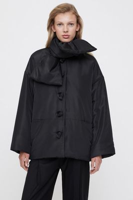 Padded Scarf Jacket from Totême