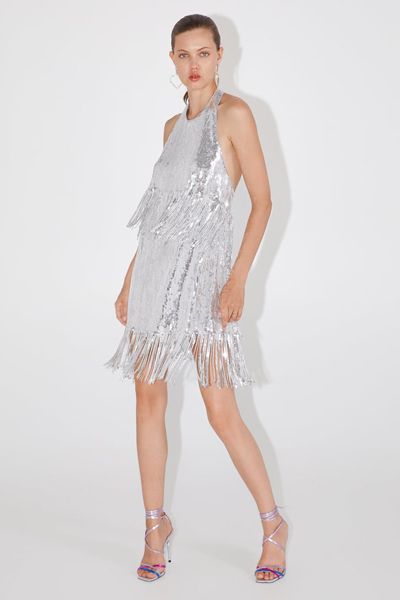 Limited Edition Sequin Dress With Fringing