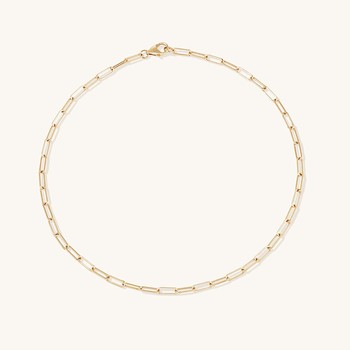 Boyfriend Bold Chain Anklet from Mejuri