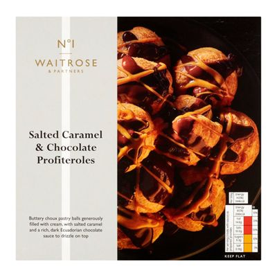 Salted Caramel & Chocolate Profiteroles from Ocado