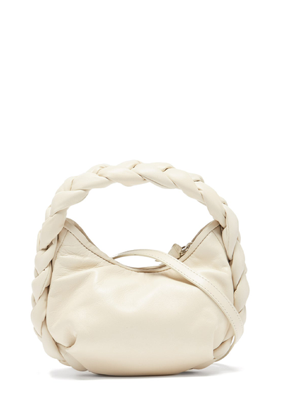 Espiga Braided-Handle Leather Shoulder Bag from Hereu