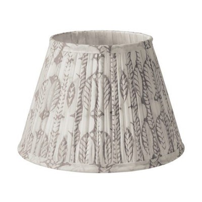 25cm Pleated Daun Cotton Lampshade from OKA