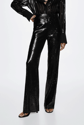 Sequined Trousers
