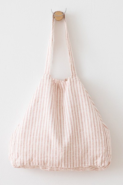 Rosa Linen Beach Bag Brittany  from Linen Me