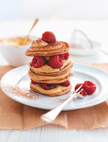 Coffee & Amaretto Mini Pancake Stack