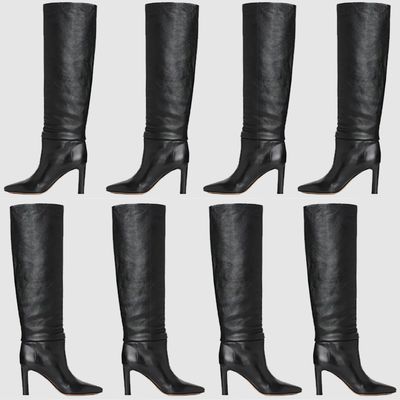 Knee-High Slouch Leather Boots, £250 | Arket