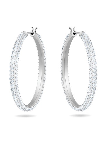 Stone Hoop Earrings