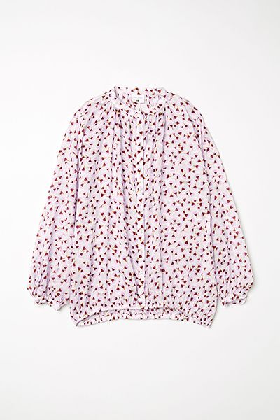 Patterned Lyocell Blouse from  H & M