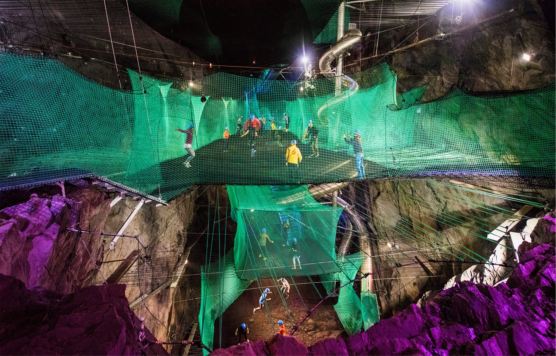 Zip World Caverns, Wales