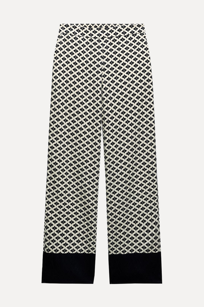 Floral Print Trousers from Zara