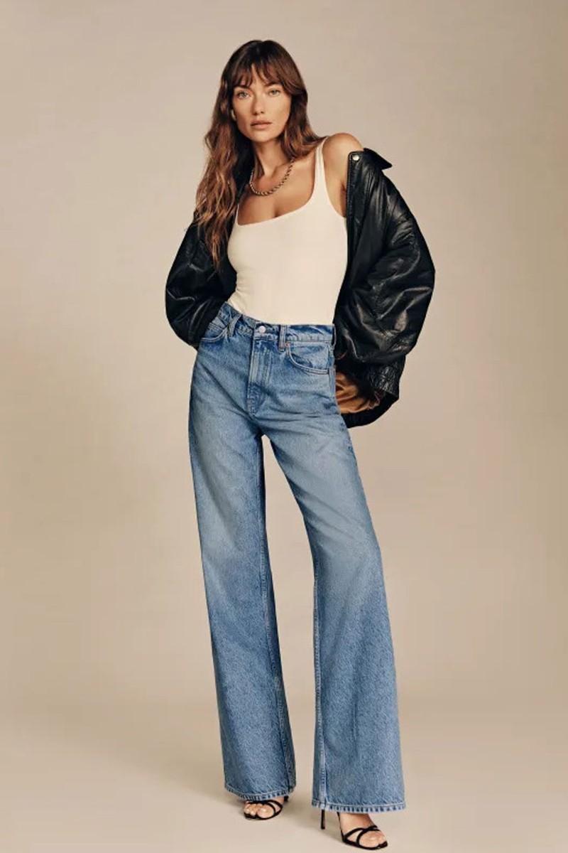 Cary High Rise Slouchy Wide Leg Jeans