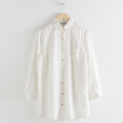 Oversized Linen Button Up Shirt from & Other Stories