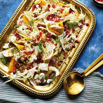 Fennel, Feta, Orange & Pistachio Salad