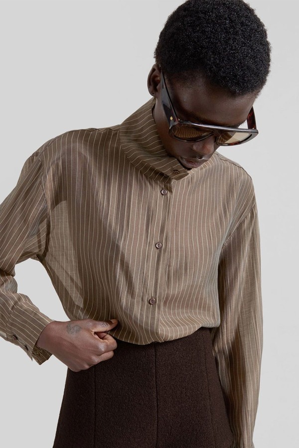 Avila Sheer Fluid Shirt from The Frankie Shop