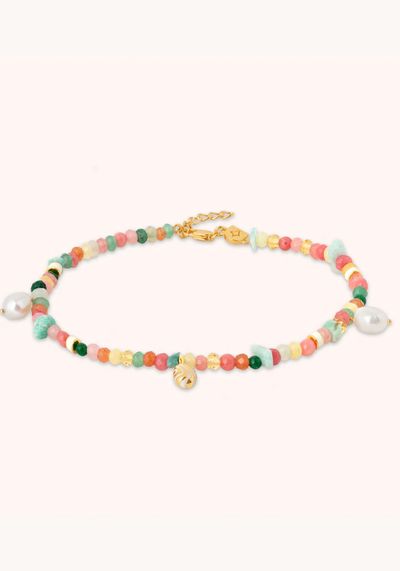 Flow Beaded Anklet