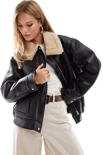 Oversized Flight Jacket from Asos