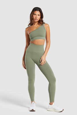Ribbed Cotton Seamless Leggings  from GymShark